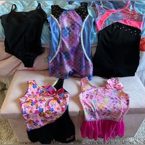 🚫SOLD🚫5 gymnastics leotards
